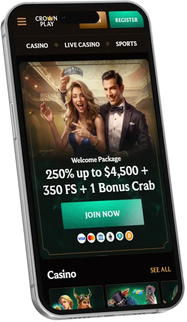 La version mobile de CrownPlay